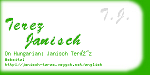 terez janisch business card